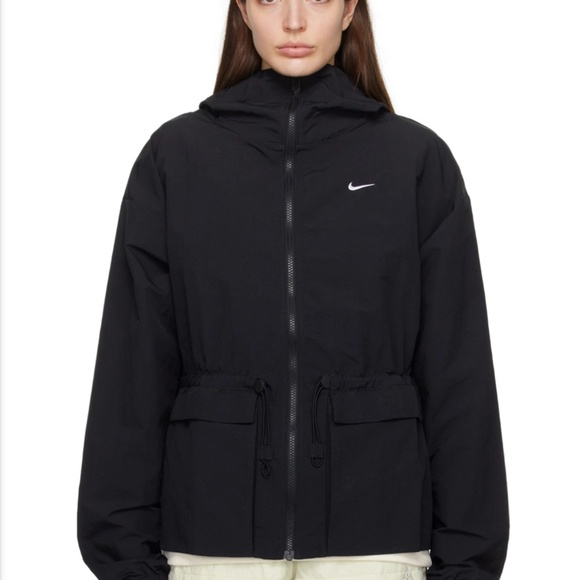 Nike Jackets & Blazers - NIKE Sportswear Jacket Essentials Anorak Gathered Black NEW